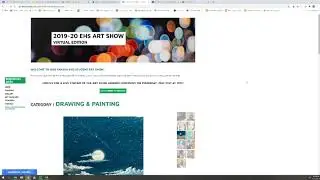 EHS 2021 Virtual Art Show - Student Artwork Submission