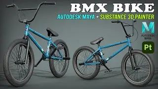 BMX Bike | Autodesk Maya + Substance 3D Painter