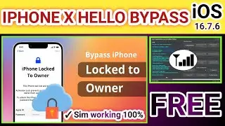 iPhone  X Locked To Owner unlock free | Unlock iPhone Owner Lock if Forgot Apple iD 2024