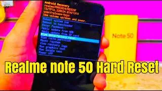 طريقة فورمات ريلمي note 50 المغلق بنمط الشاشة realme note 50 hard reset / remove screen lock