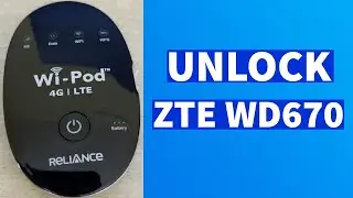 Unlock ZTE WD670 Wi-Pod Reliance and Airtel to Support All SIMs