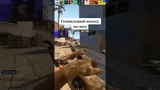 Гениальный выход на мид от Димы Lixxx'a | #csgo #shorts