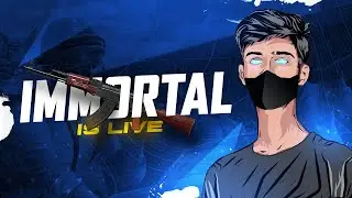 Immortal Is Live | Team XO |  BATTLEGROUNDS MOBILE INDIA LIVE