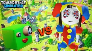 Играем в Цифровой цирк Tower defense ROBLOX