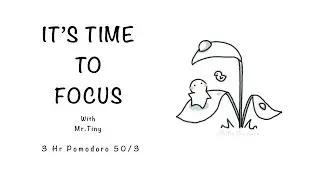 3-HOUR STUDY WITH ME | Pomodoro timer 3x50 | Study & Work | Deep Focus | Lofi ☕