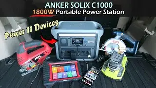* BIG POWER * Portable Power Station 1800W | ANKER SOLIX C1000