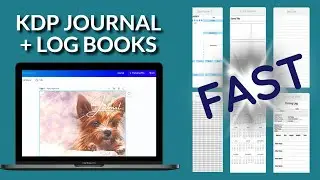 How to Make No Content Book Covers and Interiors Fast using FREE Software - KDP Publishing