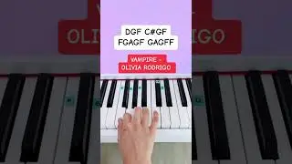 Vampire - Olivia Rodrigo (Piano Tutorial) 