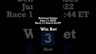 2022 Belmont Stakes Picks Short fields all day long but hopefully a long price in Belmont #shorts