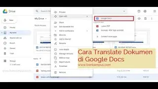 Cara Menerjamahkan File Word/PDF Menggunakan Google Drive