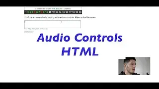 Audio Controls for HTML