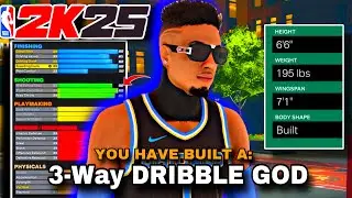 I Broke CURRENT GEN Build System with My NEW 6’6 “2-Way DEMIGOD” On NBA 2K25…😳