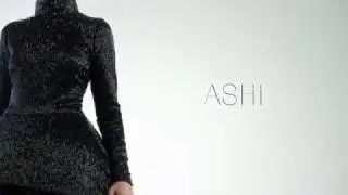 Black feathered dress from Ashi Studio FW - 2016/2017