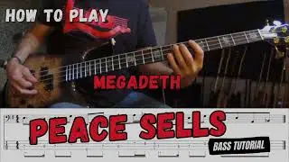 Peace Sells - Megadeth - Bass Tutorial