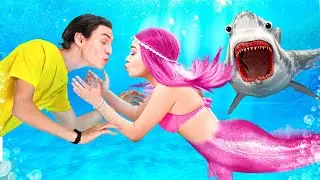 SHE SURVIVED SHARK ATTACK 😱  My Friend is a Mermaid