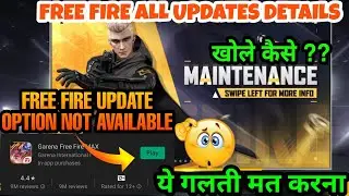 HOW TO UPDATE FREE FIRE!! FREE FIRE BACK IN PLAYSTORE??OB34 UPDATE!!