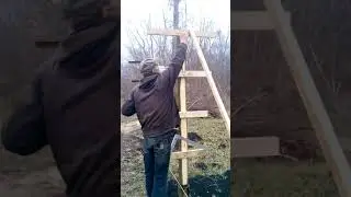 Двух плоскостная шпалера для винограда