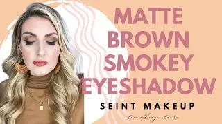 Matte Brown Smokey Eye: Seint Eyeshadows