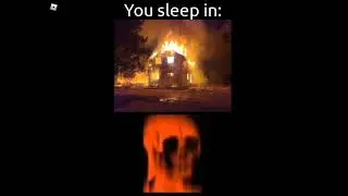 You sleep in: