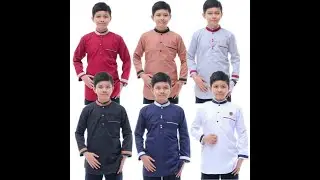 Baju Koko Anak Remaja Lengan Panjang