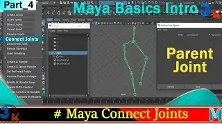 Parent Joint In Maya | Connect Joint In Maya | How To Parent Joint In Maya