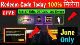 Free Fire Live Redeem Code - 24 June Redeem Code