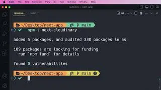 5.3 - Setting up Cloudinary | Mastering Next. Js 13 with TypeScript