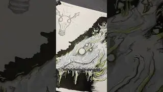 Lightbulb dragon is my fave #Smaugust2024 #dragon #Bioluminescence #drawing #sketchbook #sketch