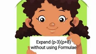 Expansion of (p-3)(p+8)