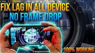 HOW TO FIX LAG IN PUBG MOBILE | 100% WORK 0% LAG GET MAX FPS