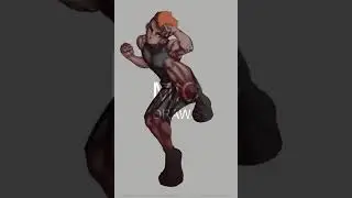 DRAW A FIGHTING POSE | CLIP STUDIO PAINT | TIME LAPSE