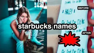 FIXING HER STARBUCKS CUP IN PHOTOSHOP (@bszphoto and @gabe.portraits collab edit)