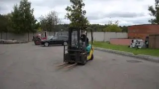 Komatsu FD15t 20 демонстрация