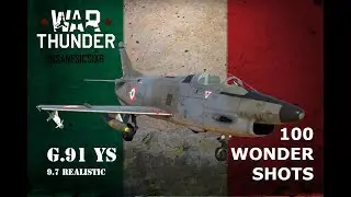 G.91 YS. ITALY. WAR THUNDER. 100 WONDER SHOTS.