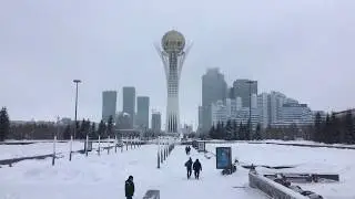 Nur-Sultan (Astana) City Kazakhstan 4k