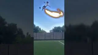 COME FARE IL TORNADO DI FUOCO! #calcio #sport #shorts #wondersharefilmora
