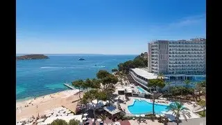Melia Calvia Beach Hotel Tour & Room Tour, Magaluf, Mallorca.  HD Video