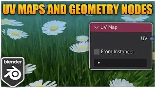 Using UV Maps with Geometry Nodes [In Blender]