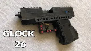 LEGO Glock 26 (Working Rubber Band Gun)