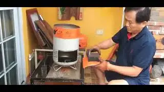 make a sauna stove 사우나 화덕을 만들다