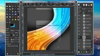How to create a custom wave youtube background