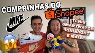COMPRINHAS NO SHOPEE - Tênis Nike, ringlight, smartwatch e mais! | COMPRAS DA CHINA