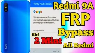 redmi 9A frp bypass 2024 | Redmi 9 frp bypass MIUI 12 | Redmi 9a frp bypass miui 12 without pc
