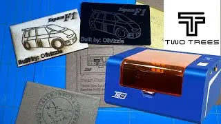 TwoTrees TS3 Enclosed 10w Diode Laser Engraver Review, Making Custom Plaques & Masking Templates!