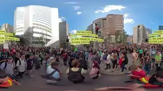 GRETA THUNBERG IN MONTREAL, 360 video