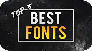 Best Fonts For YouTube 2016 (Logo , Banner , Thumbnails , Photoshop & MORE)