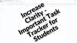 Increase Clarity - Important Task Tracker for Students