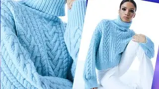Incredible 😍beauty! Super sweater details how to knit