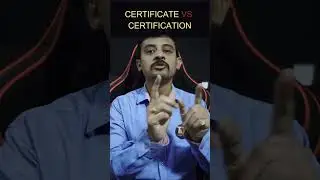 Certificate vs Certification explained in telugu 