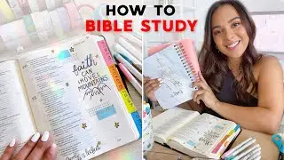How I Bible Study & Grow Closer to God! Christian Night Routine✨